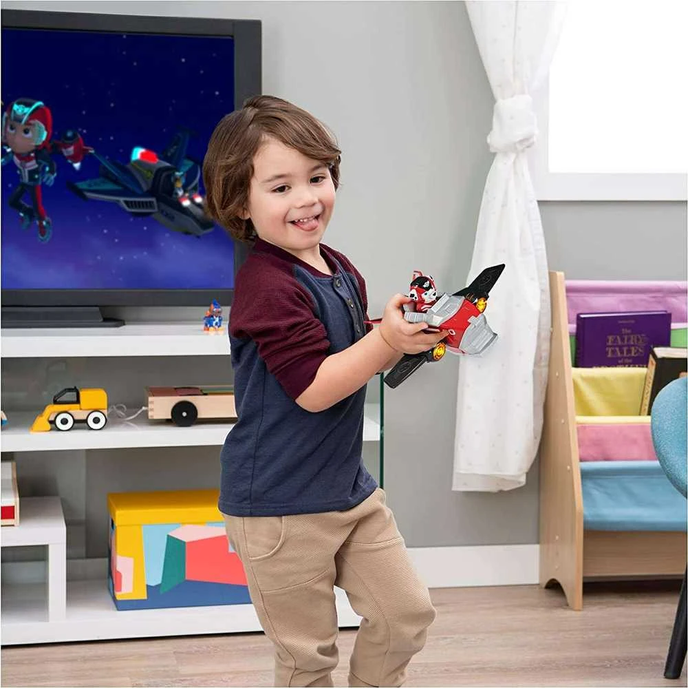 Spin Master Paw Patrol Marshall Rescue Rescue Set Reaktyvinis lėktuvas + Figūros šviesos garsas