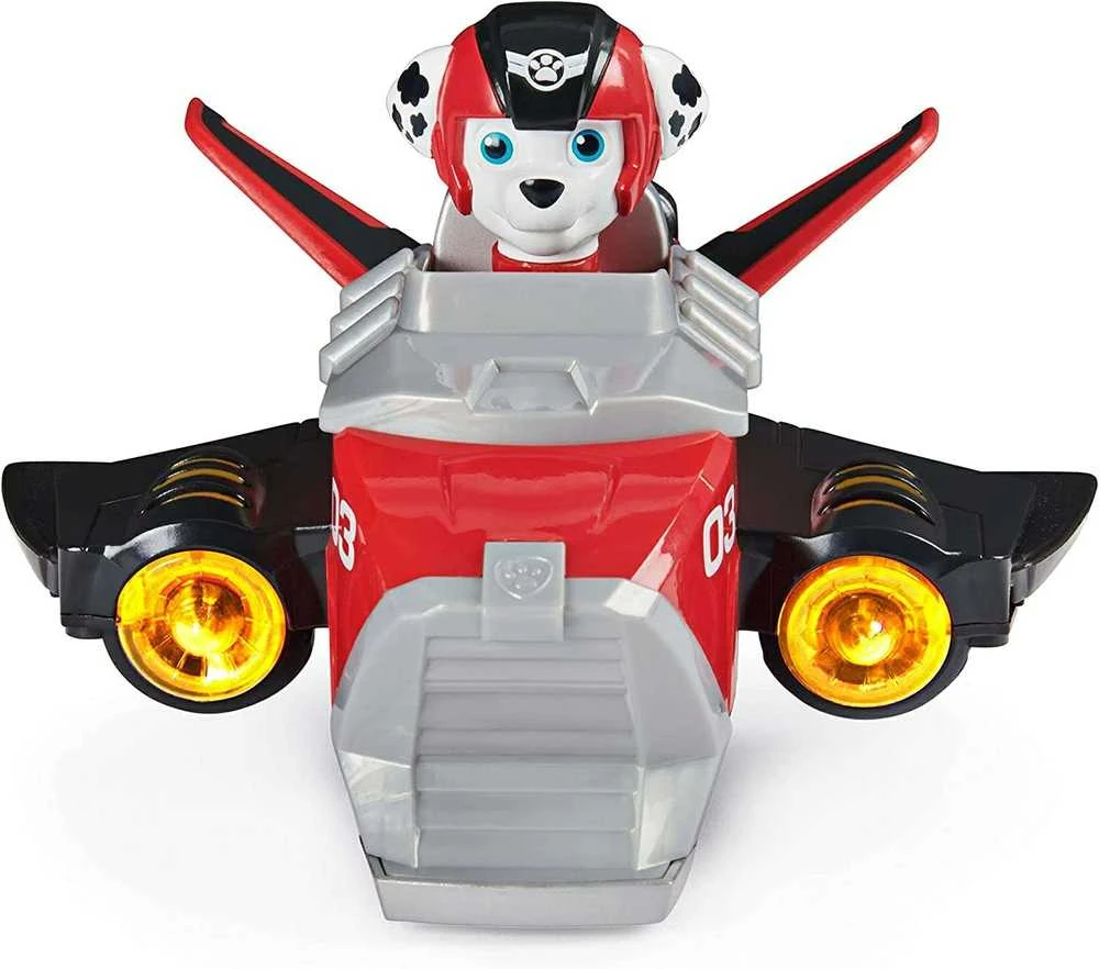 Spin Master Paw Patrol Marshall Rescue Rescue Set Reaktyvinis lėktuvas + Figūros šviesos garsas