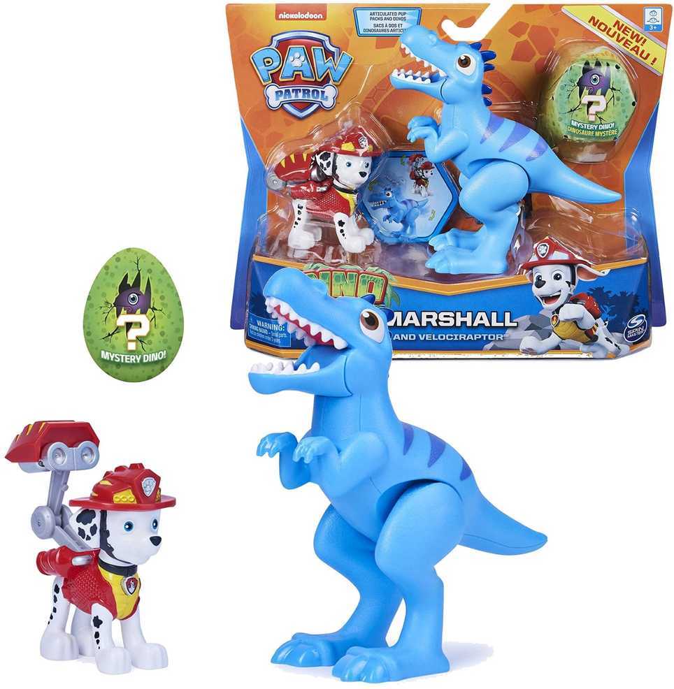 Spin Master Paw Patrol Marshall Dino Rescue ir Velociraptor rinkinys