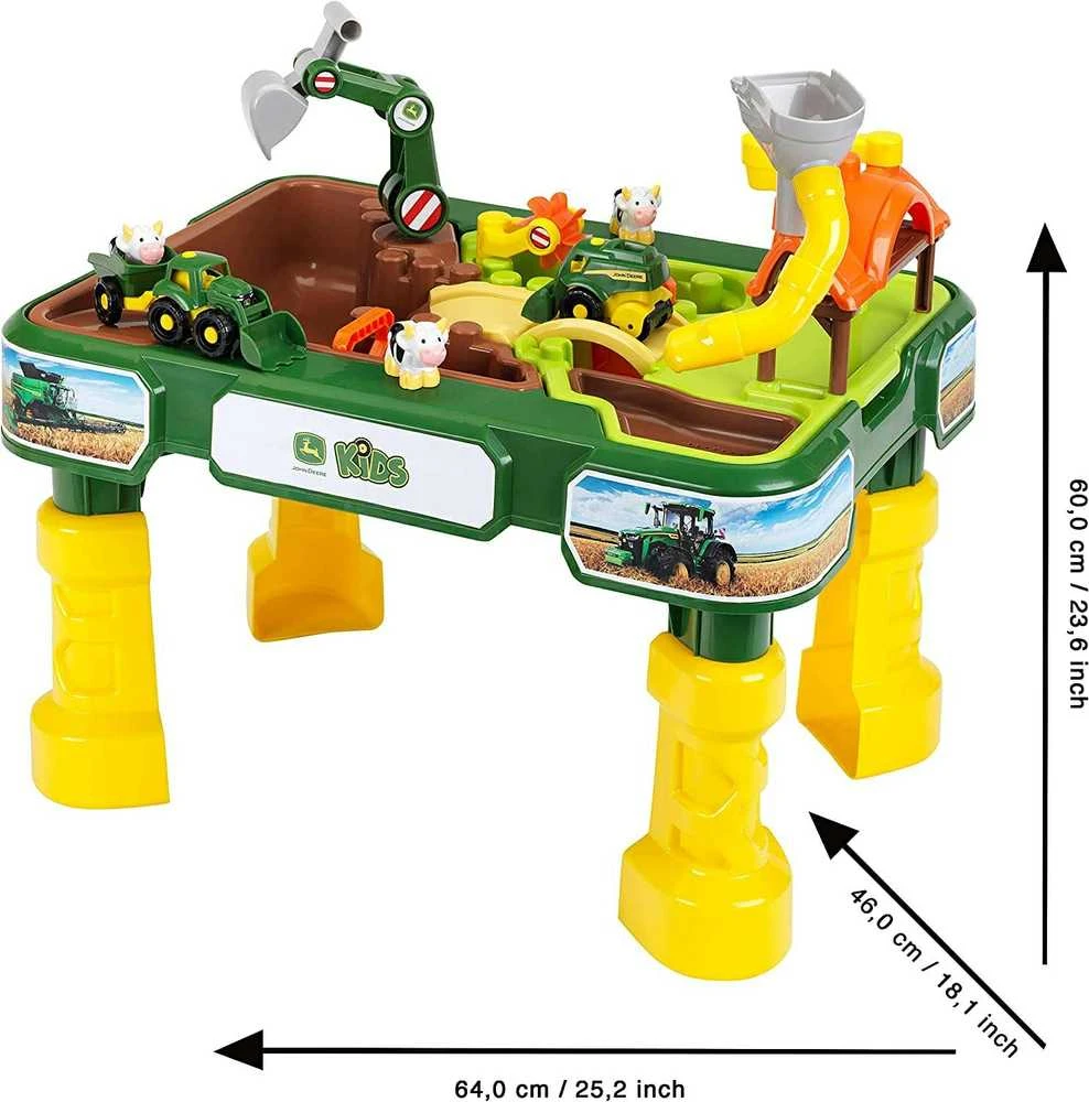 Klein John Deere Smėlio dėžės/Farm mokomasis stalas 3948