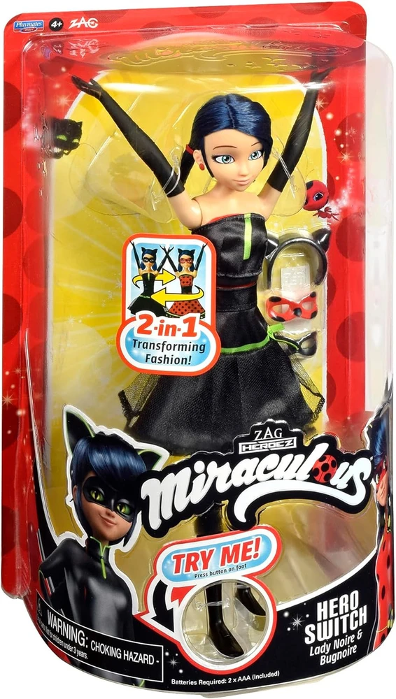 Miraculous Stebuklinga „Lėlė Hero Switch Ladybug Fashion Doll“, 50414