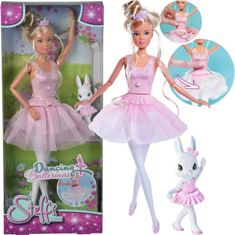 „Simba Doll Steffi Dancing Balerina Bunny“