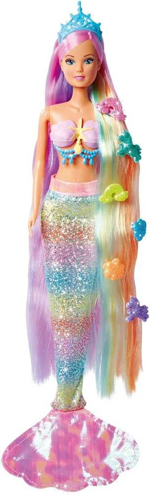„Simba Doll Steffi Rainbow Syrena“ su aksesuarais