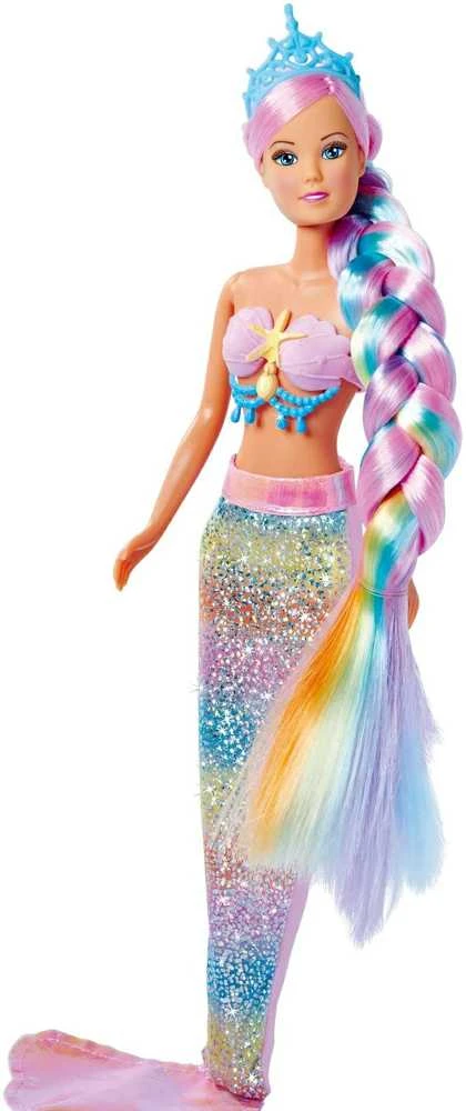 „Simba Doll Steffi Rainbow Syrena“ su aksesuarais