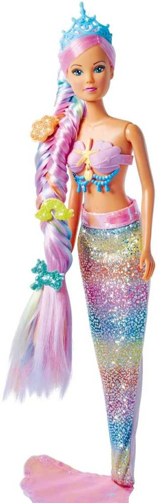 „Simba Doll Steffi Rainbow Syrena“ su aksesuarais