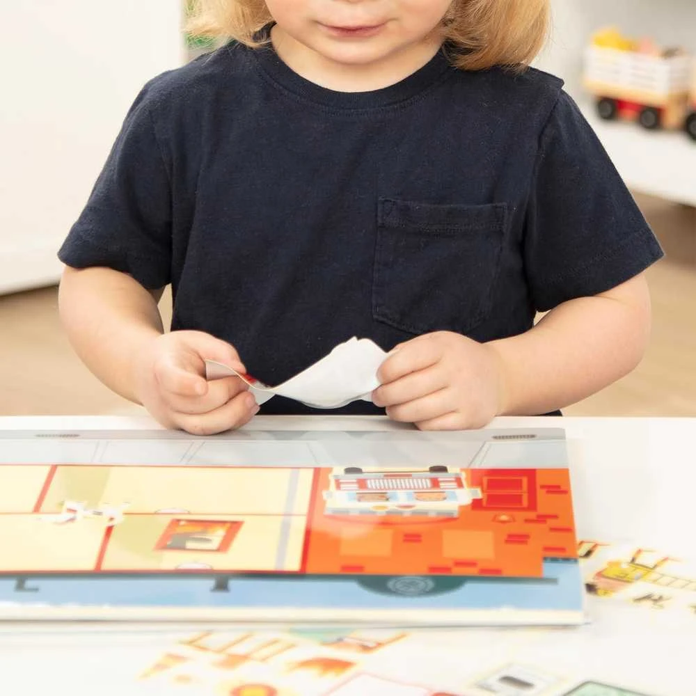 Sticker Pad Moje Miasto Rinkinys plansz i naklejek daugkartinio naudojimo Melissa & Doug
