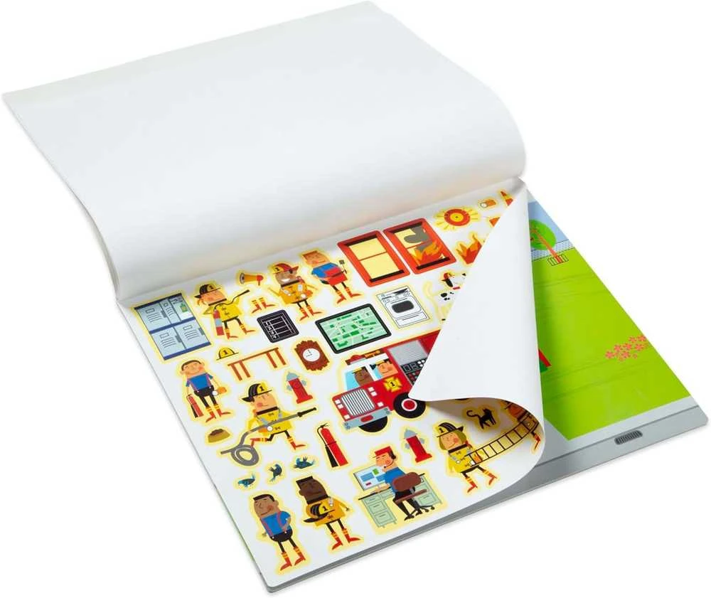 Sticker Pad Moje Miasto Rinkinys plansz i naklejek daugkartinio naudojimo Melissa & Doug