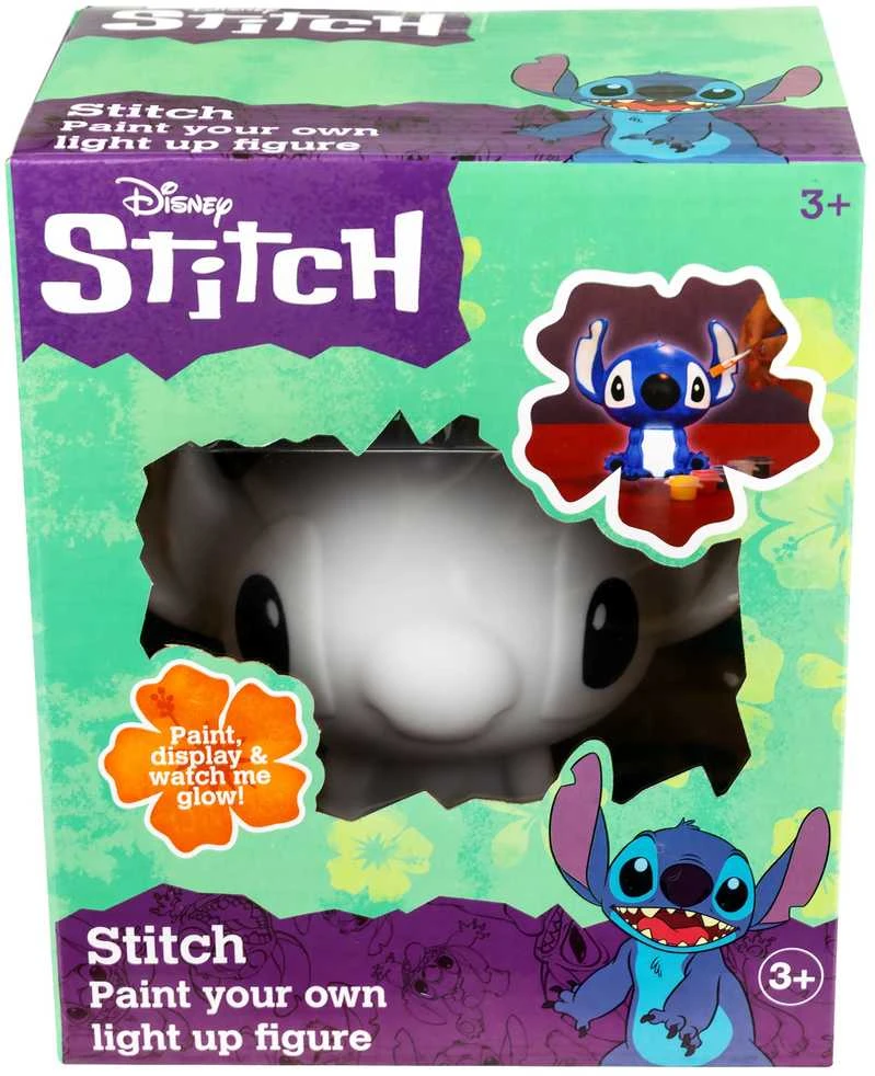 Cyp Brands Stitch Disney Lampka Figūrėlė Keramikinė Do Malowania + Farby