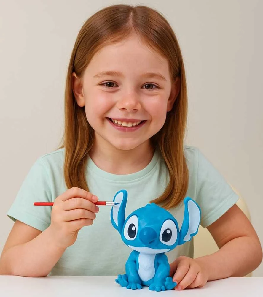 Cyp Brands Stitch Disney Lampka Figūrėlė Keramikinė Do Malowania + Farby