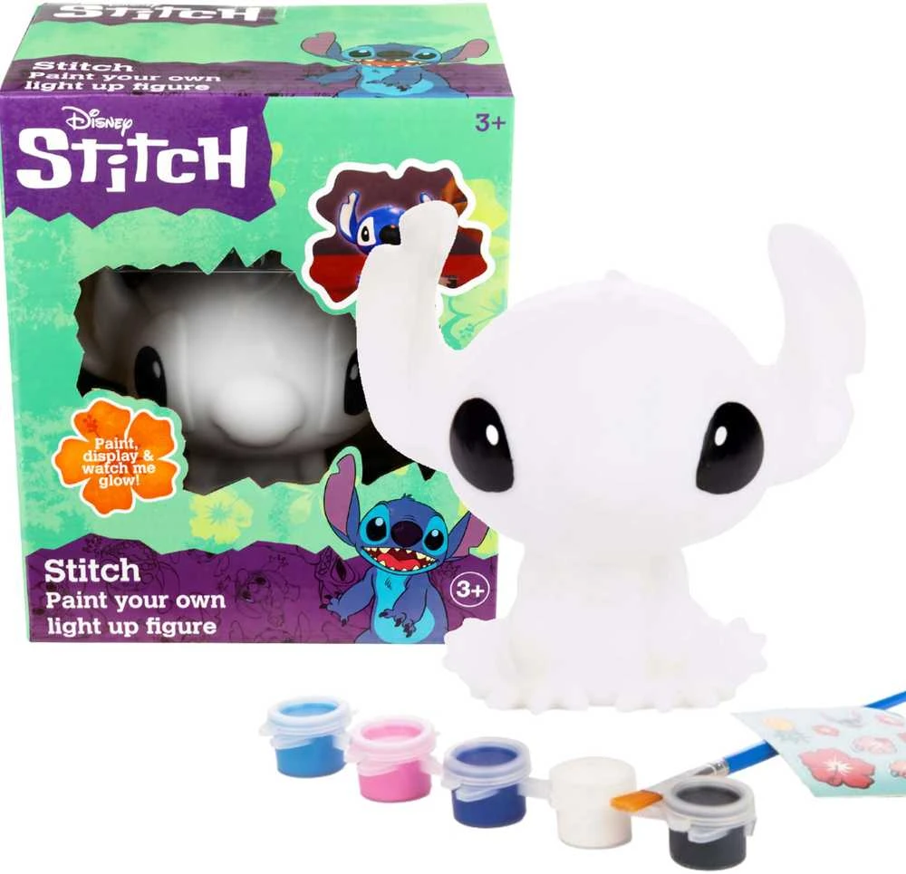 Cyp Brands Stitch Disney Lampka Figūrėlė Keramikinė Do Malowania + Farby