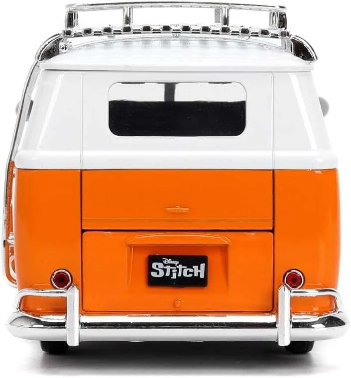 Simba Stitch Disney komplektas figurka 4 cm + pojazd Volkswagen T1 1:24