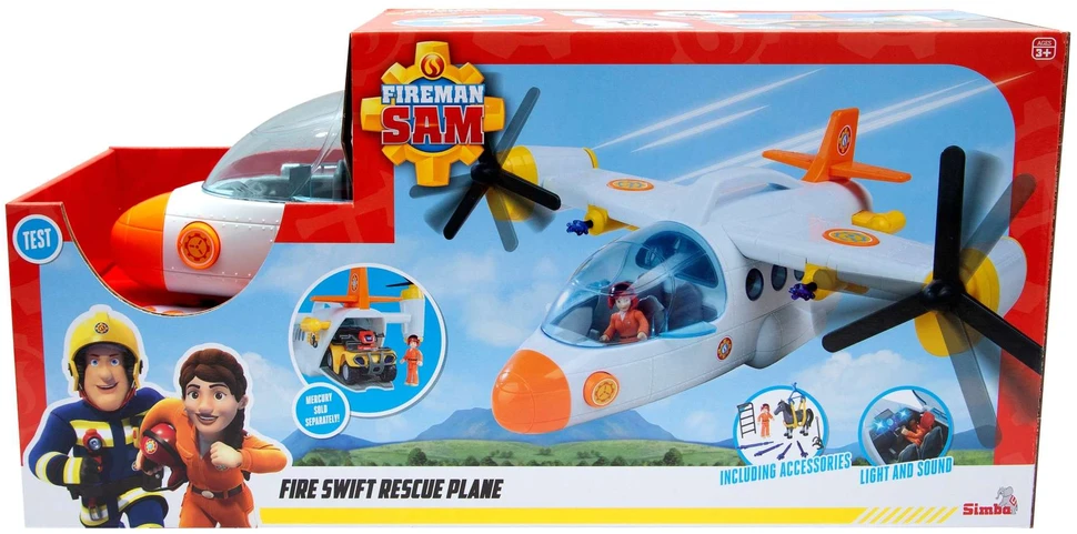 Simba Žaislinis gelbėjimo lėktuvas Strażak Sam 42 cm