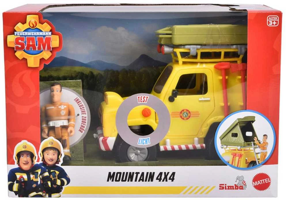 Simba Žaislinis Strażak Sam džipas 4x4 su palapine
