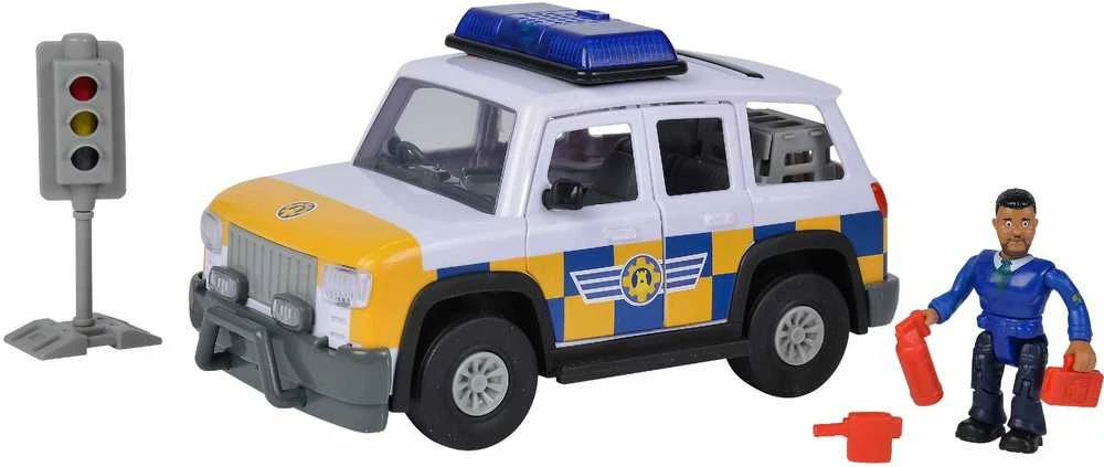 Pats „Simba“ ugniagesys Jeep policijos figūrėlė Malcolma