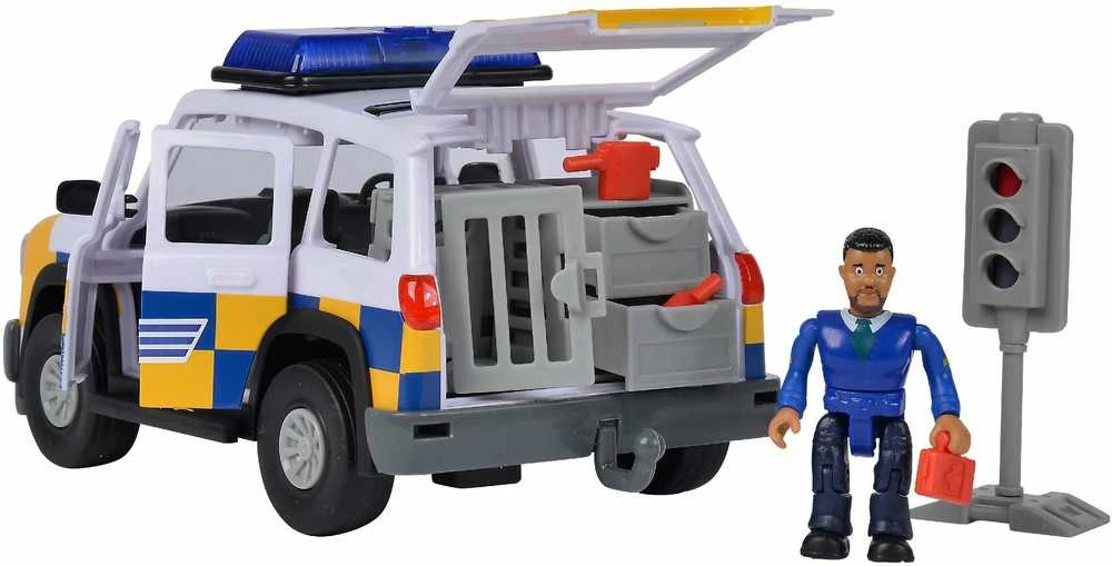 Pats „Simba“ ugniagesys Jeep policijos figūrėlė Malcolma