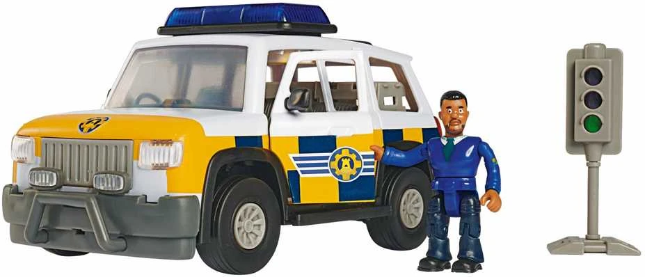 Pats „Simba“ ugniagesys Jeep policijos figūrėlė Malcolma