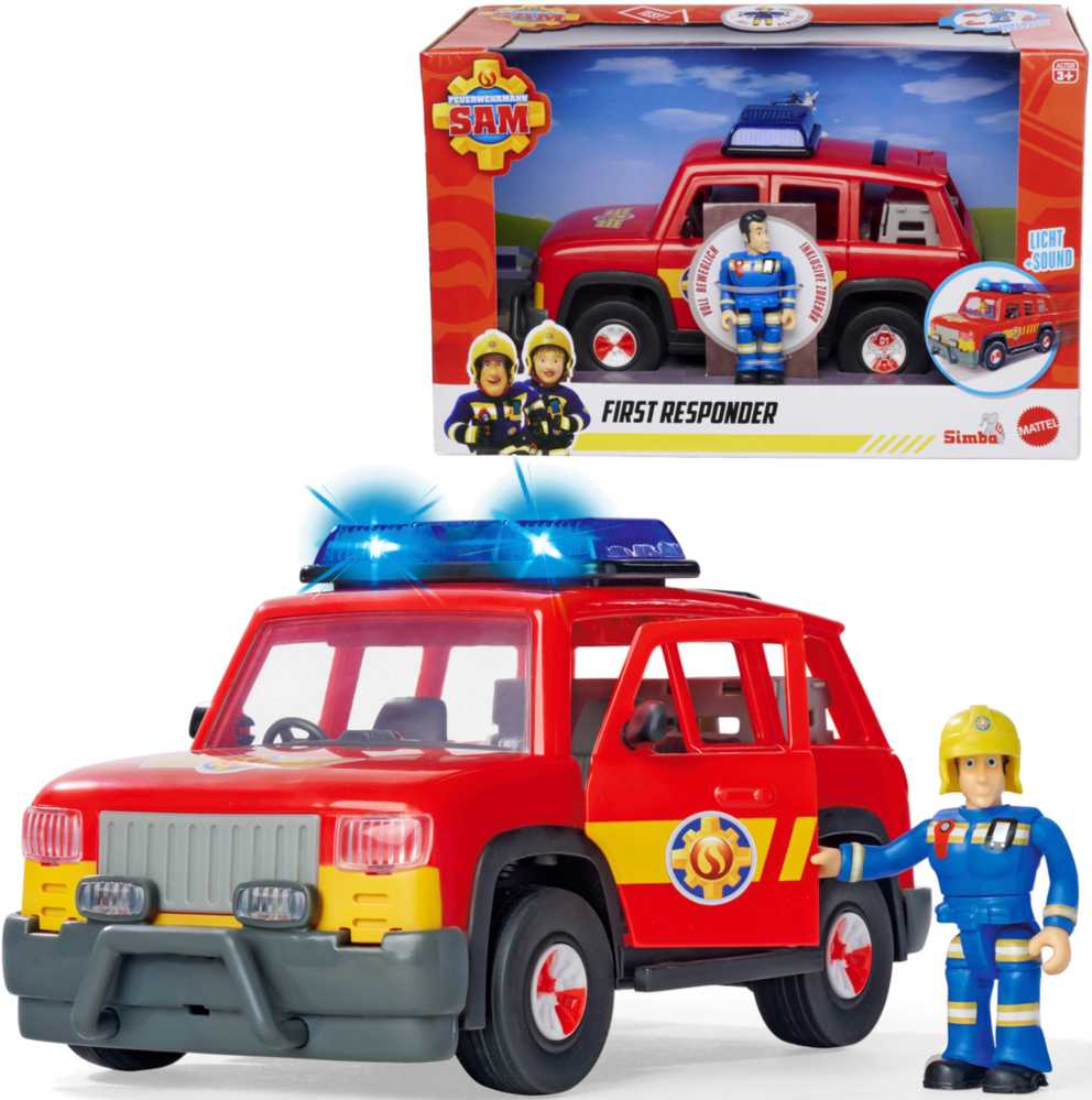 Simba Žaislinis džipas stražakas Sam 4x4 su pirmosios pagalbos rinkiniu