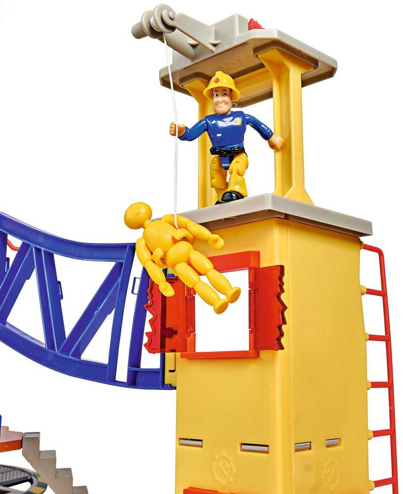 Dickie Simba - Fireman Sam XXL gaisrinė su šviesos garso figūra