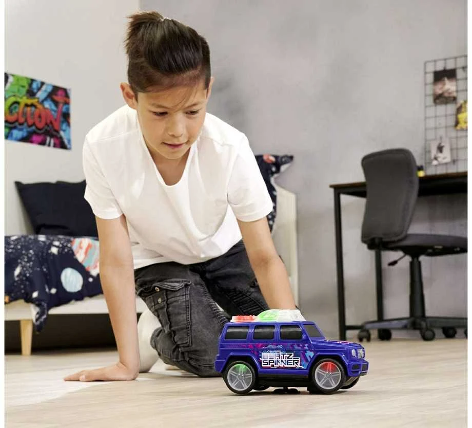 Muzikinis besisukantis interaktyvus automobilis Dickie Toys Mercedes-Benz G-Class