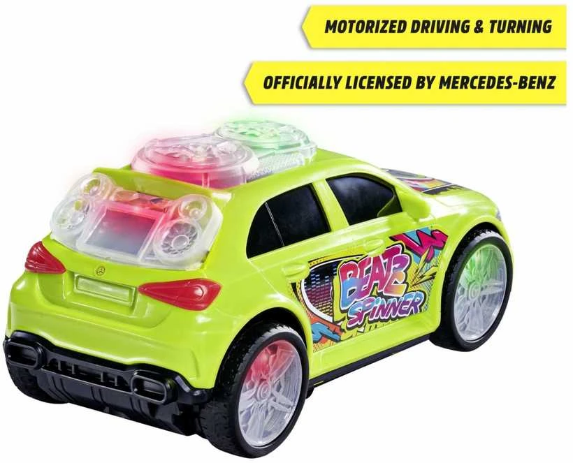 Dickie Streets'n Beatz Mercedes-Benz šviesos/garso interaktyvus muzikinis automobilis