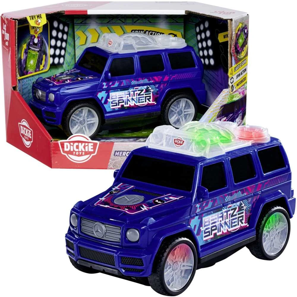 Muzikinis besisukantis interaktyvus automobilis Dickie Toys Mercedes-Benz G-Class