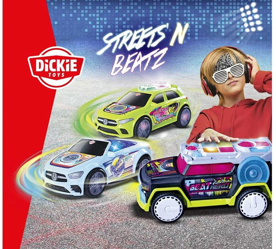 Muzikinis besisukantis interaktyvus automobilis Dickie Toys Mercedes-Benz G-Class