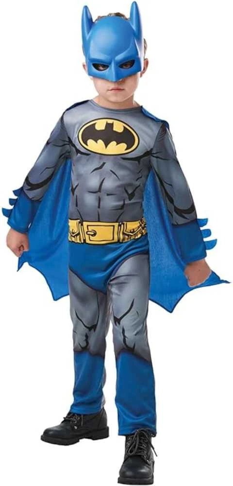 DC Comics Betmeno karnavalinis kostiumas, juodas maskavimas 110-116 cm (5-6 metai)