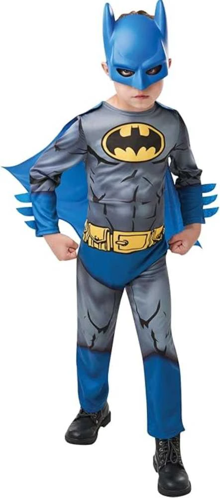 DC Comics Betmeno karnavalinis kostiumas, juodas maskavimas 110-116 cm (5-6 metai)
