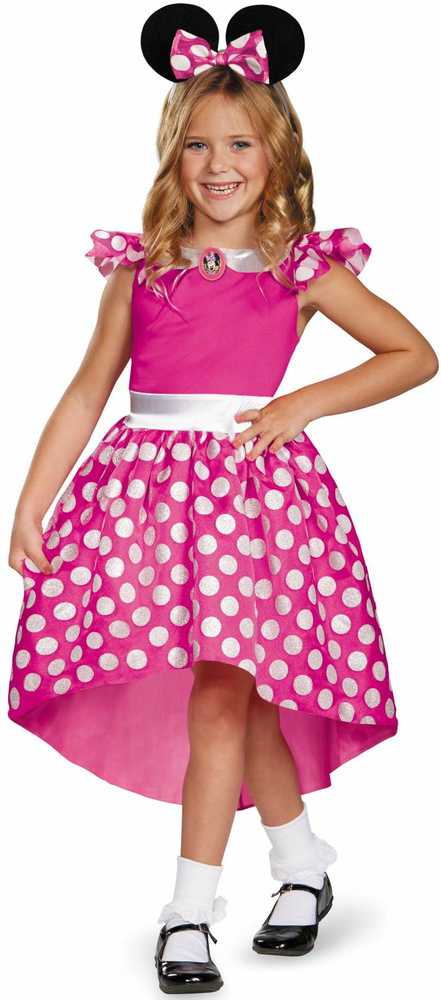 GoDan Disney karnavalinis kostiumas mergaitėms Minnie Mouse puošni suknelė 110-122 cm (5-6 metai)