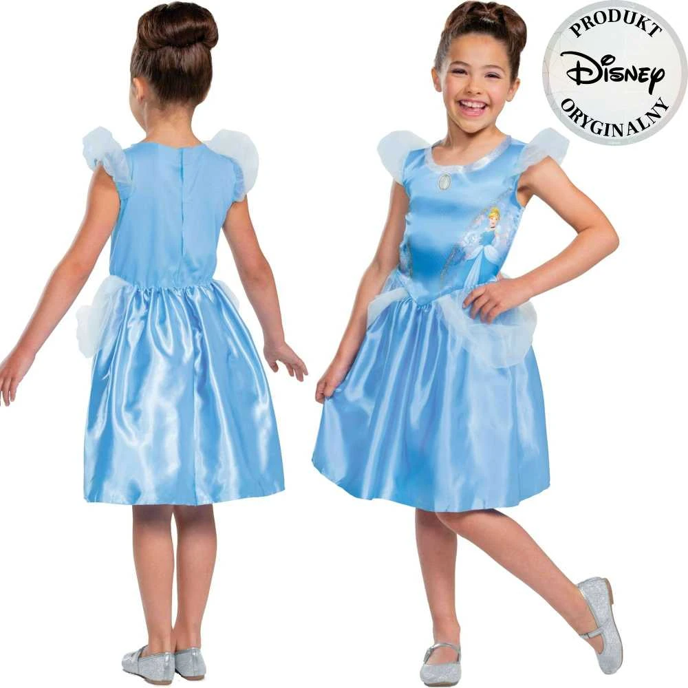 Almarina Disney princesės Pelenės karnavalinis kostiumas mergaitėms 109-123 cm