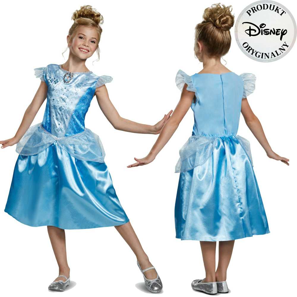 Disguise,Disney Persirengėlis - Klasikinis Pelenės kostiumas (128 cm) (140499K)