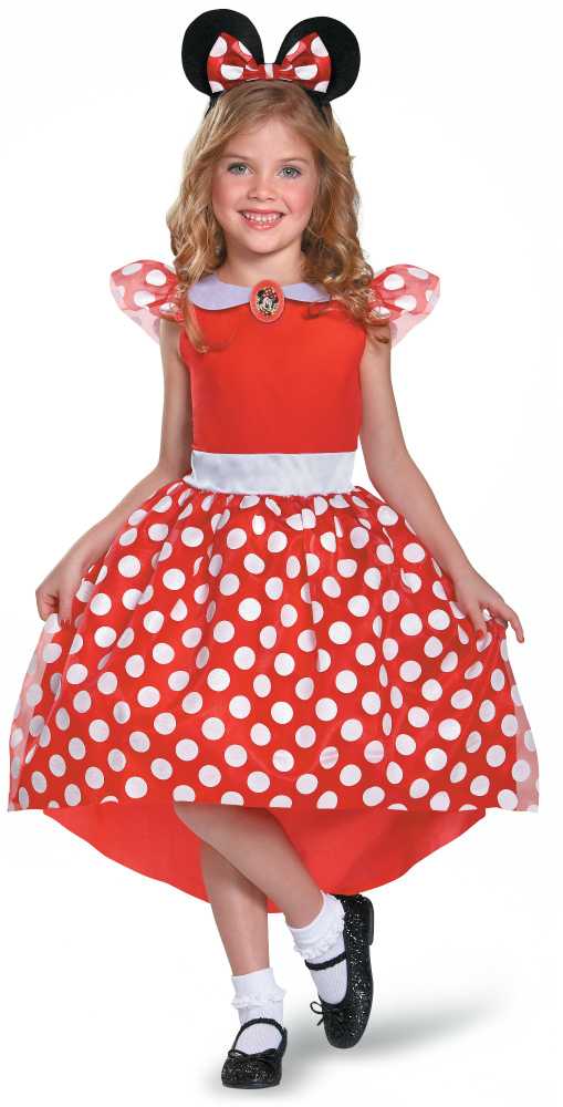 Disney karnavalinis kostiumas mergaitėms Minnie Mouse kostiumas 110-122 cm (5-6 metų)