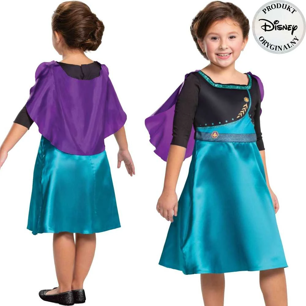 Disney Ledo šalies princesės Anos karnavalo kostiumas 124-135 cm (7-8 metų)