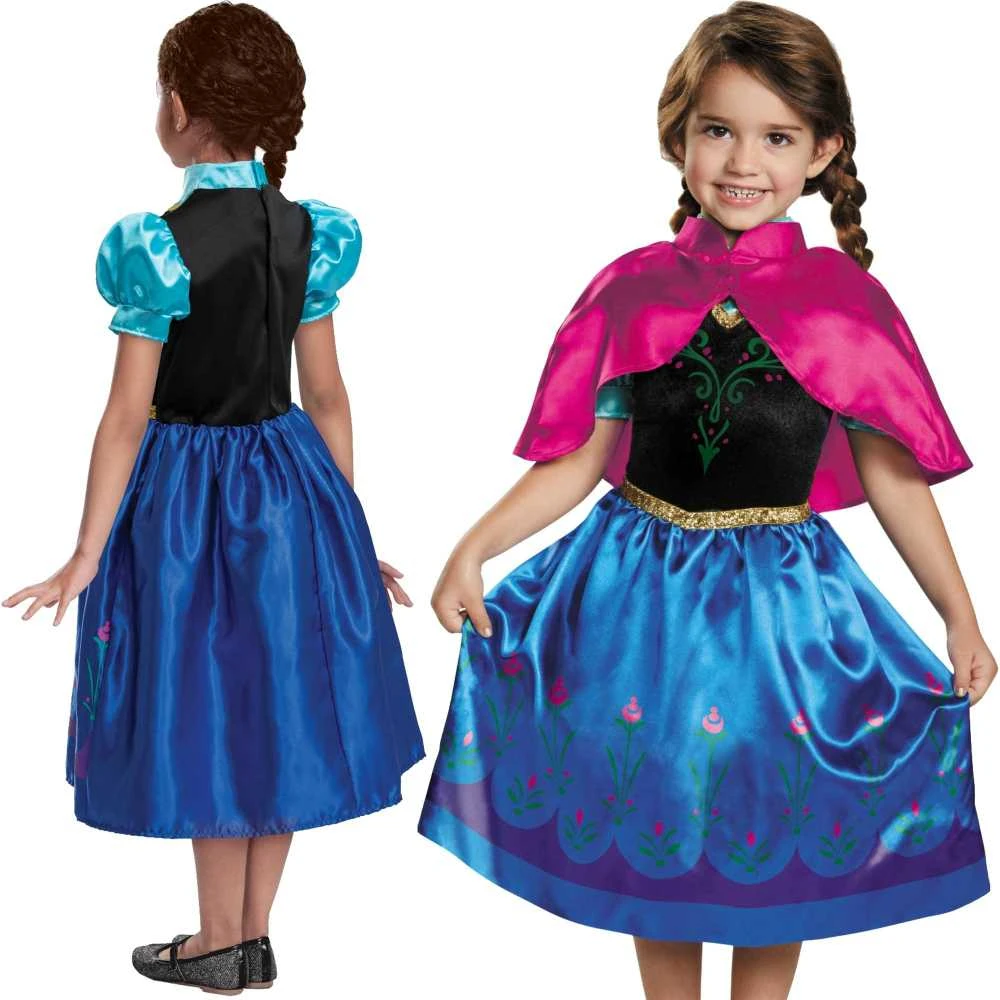 Disguise Disney Frozen Anna Frozen princesės karnavalinis kostiumas 110-122 cm (4-6 metai)
