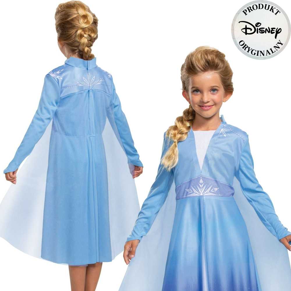 Strój karnawałowy Disney Kraina Lodu Elsa Frozen princesė 98-110 cm (3-4 lat)