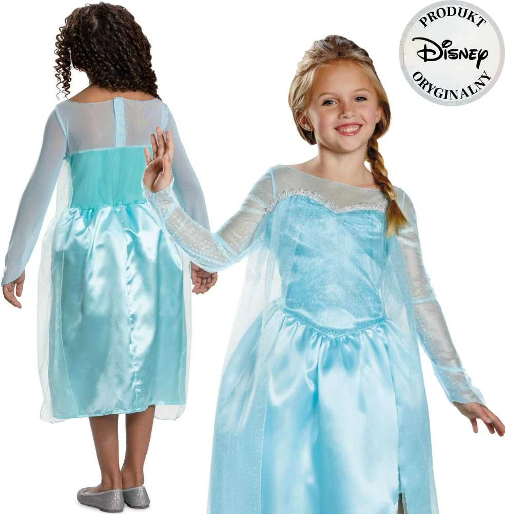 Disguise Disney Frozen Elsa Frozen princesės karnavalinis kostiumas 98-110 cm (3-4 metai)