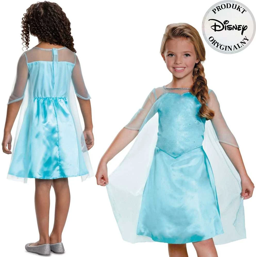 Disney Frozen Elsos Frozen princesės karnavalinis kostiumas 109-123 cm (5-6 metų)