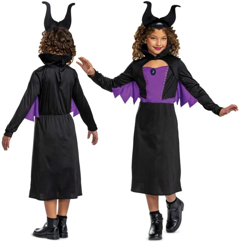 Disney Princess Disney Maleficent karnavalinis kostiumas mergaitėms Maleficent kostiumas 109-123 cm (4-6 metų)