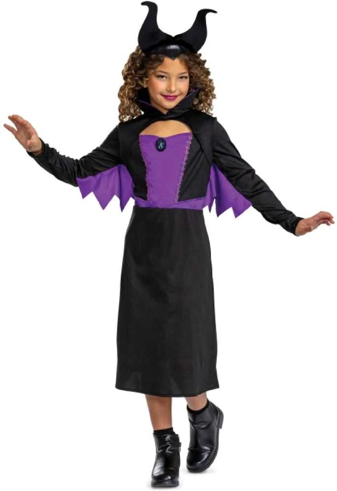 Disney Princess Disney Maleficent karnavalinis kostiumas mergaitėms Maleficent kostiumas 109-123 cm (4-6 metų)