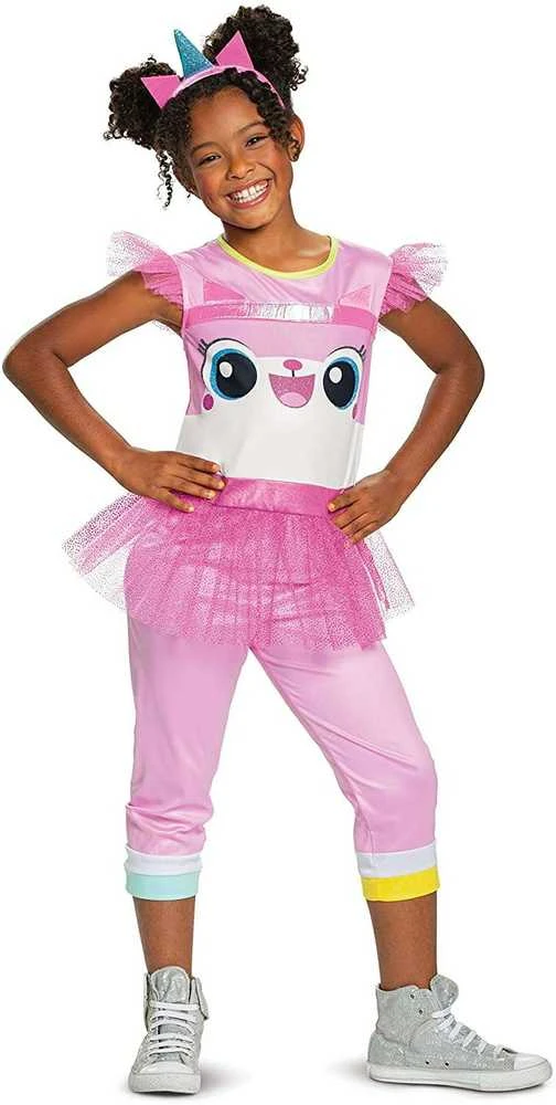 Almarina LEGO Unikitty Unikitty karnavalinis kostiumas mergaitėms 109-126 cm (4-6 metų)