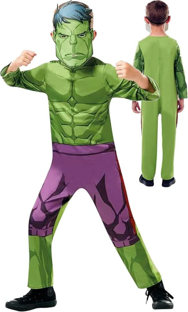 Rubies,Disney Rubiai - Marvel kostiumas - Hulkas (116 cm)