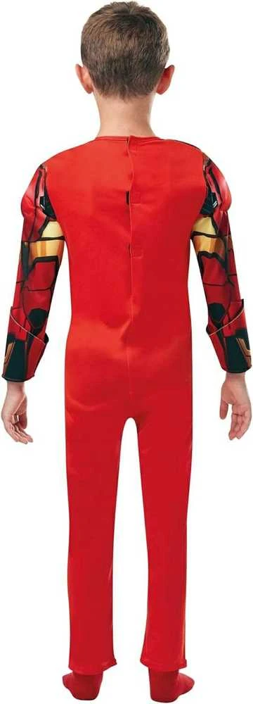 Rubies Marvel Iron Man karnavalinis kostiumas, raudonas maskavimas, 122–128 cm (7–8 metai)