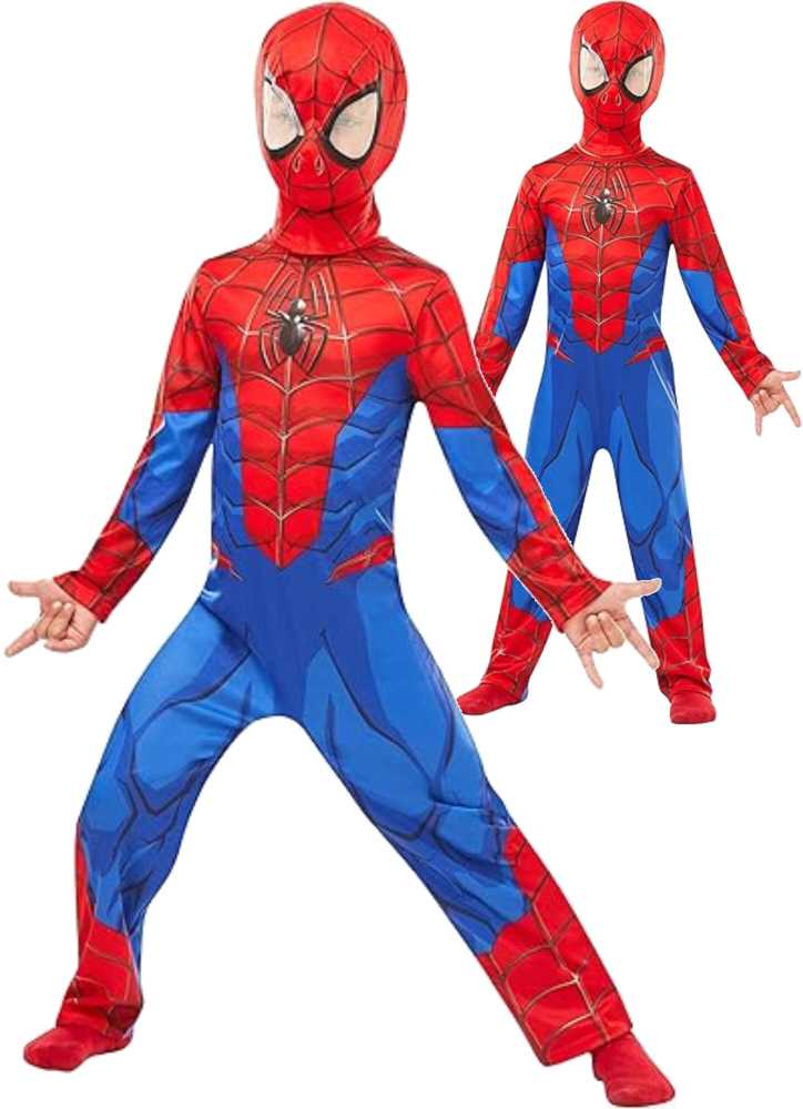 Rubies Marvel Spiderman karnavalinis kostiumas Raudonas kostiumas, maskuotė 98-104 cm (3-4 metai)