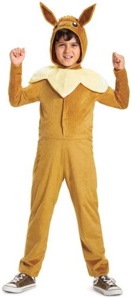 Disguise Karnavalinis kostiumas Pokemon Eevee kostiumas rudas maskuoklis 126-136 cm (7-8 metai) Kigurumi