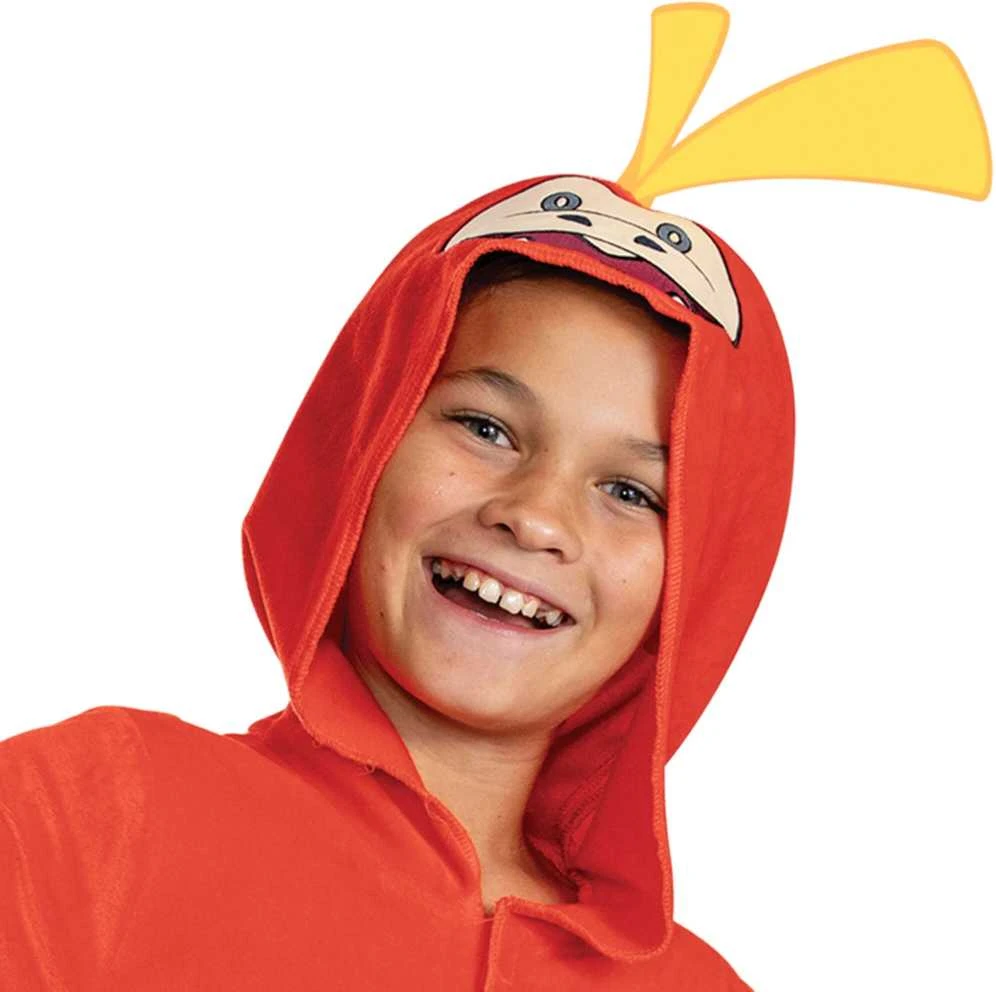 Karnavalinis kostiumas Pokemon Fuecoco kostiumas oranžinis maskuoklis 127-136 cm (7-8 metai) Kigurumi