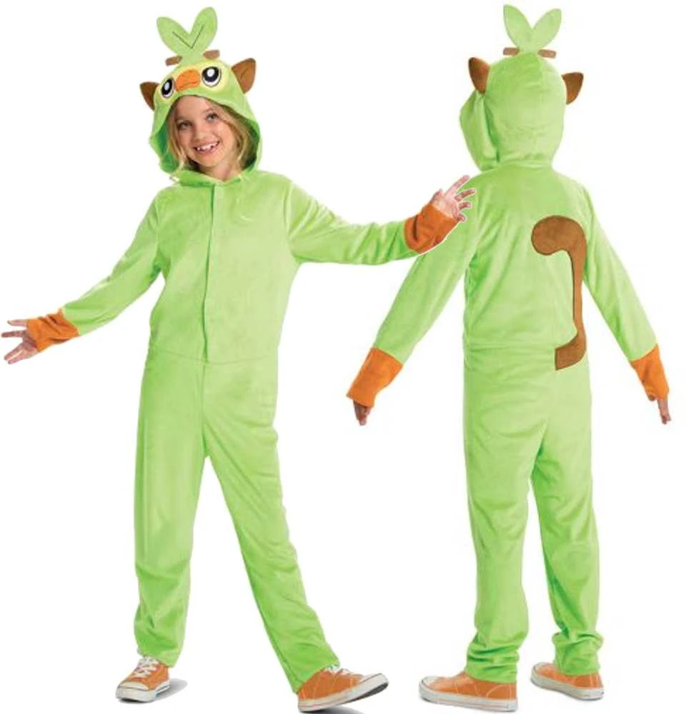 Karnavalinis kostiumas Pokemon Grookey kostiumas žalia maskuotė 127-136 cm (7-8 metai) Kigurumi