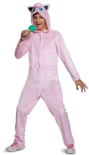 Karnavalinis kostiumas Pokemon Jigglypuff kostiumas rožinis maskuoklis 127-136 cm (7-8 metai) Kigurumi