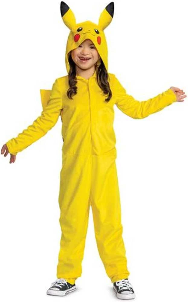 Disguise Karnavalinis kostiumas Pokemon Pikachu kostiumas geltonas Kigurumi maskuotė 127-136 cm (7-8 metai)