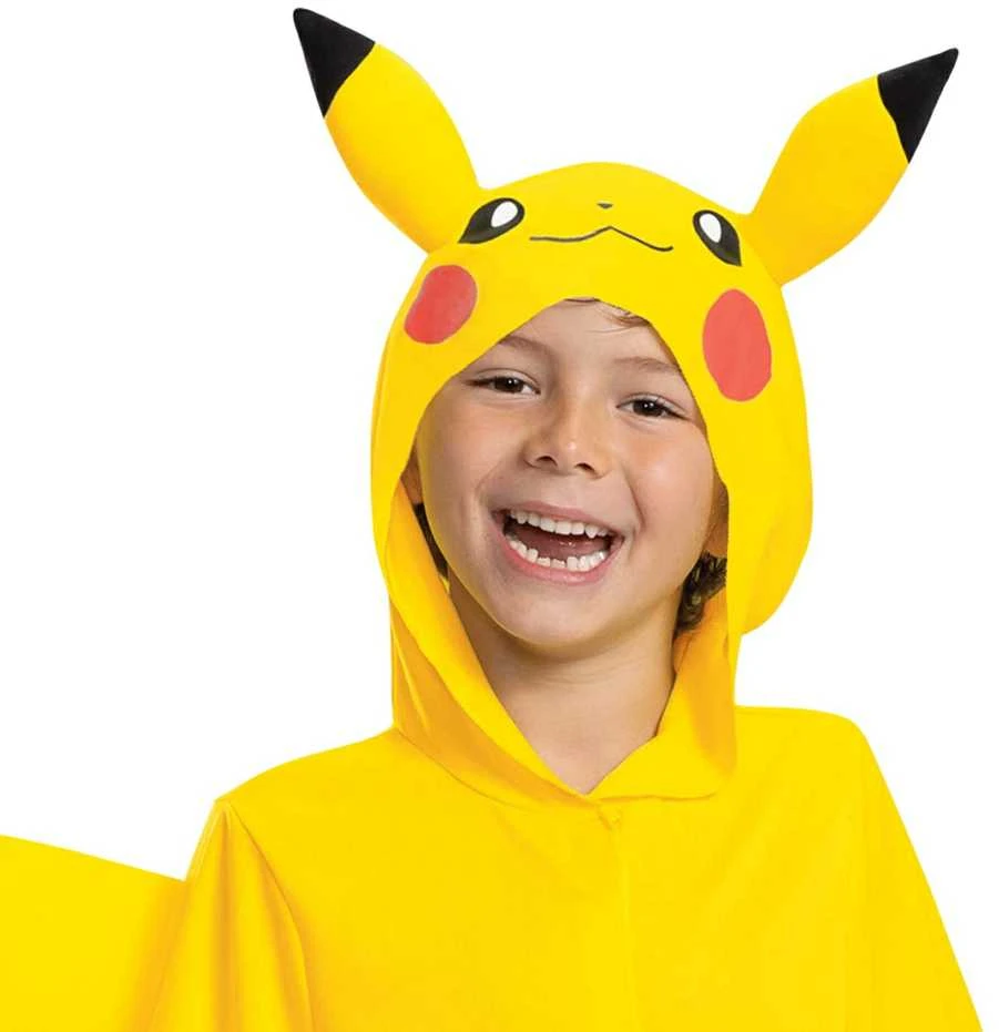 Disguise Karnavalinis kostiumas Pokemon Pikachu kostiumas geltonas Kigurumi maskuotė 127-136 cm (7-8 metai)