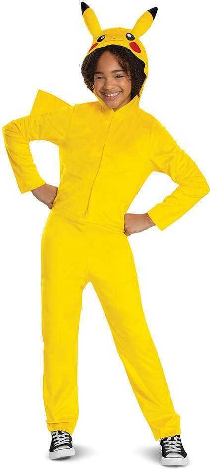 Karnavalinis kostiumas Pokemon Pikachu kostiumas geltonas maskuoklis 150-163 cm (14-16 metų) Kigurumi